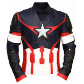 Steve Rogers Captain America Civil War Age Of Ultron Real Leather Jacket